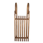 Decoratie Slee 100x37x27 cm Bruin Hout