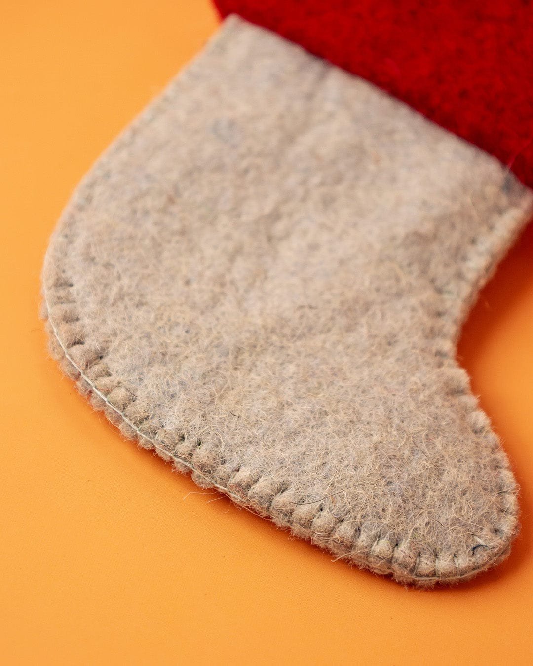 Kerstornament | Vilten kous Red Robin
