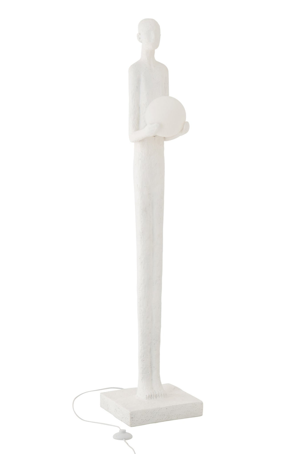 J-Line lamp Person - polyresin - wit