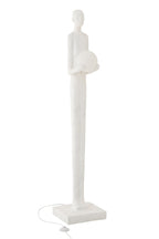 J-Line lamp Person - polyresin - wit