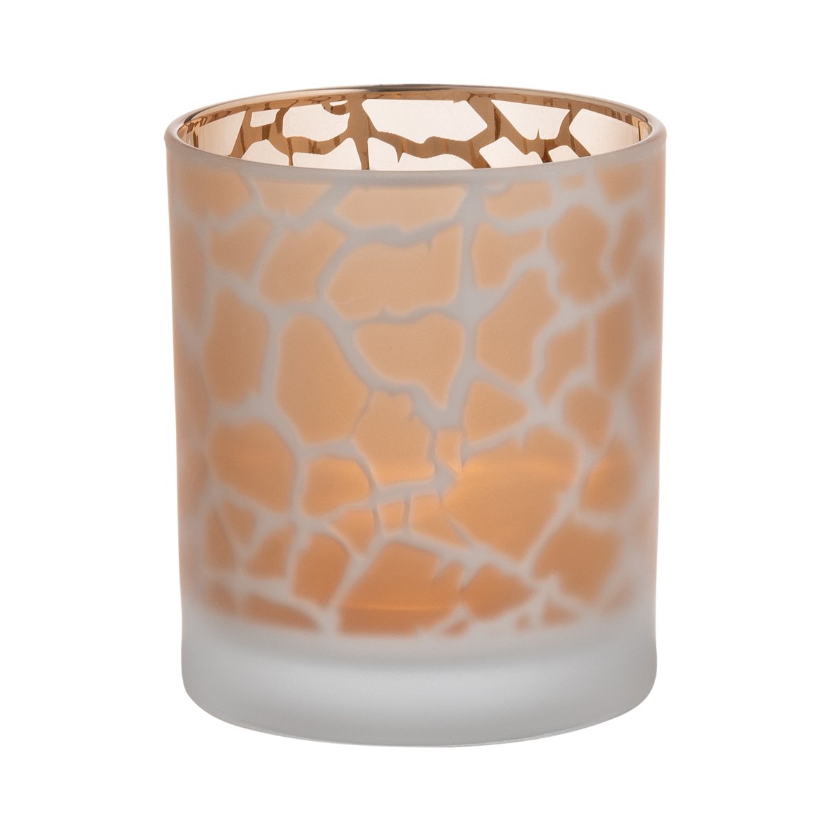 Giraffe Matt Theelichthouder goud h12,5 d10