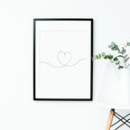 Herz - Poster 5er set