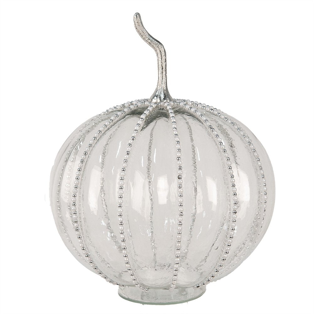Decoratie Pompoen Ø 25x33 cm Transparant Glas
