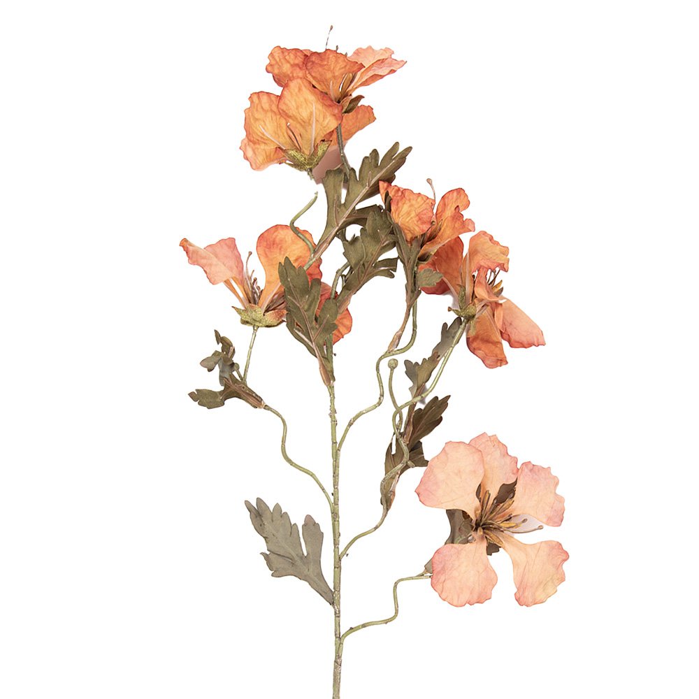 Kunstbloem 82 cm Oranje Kunststof