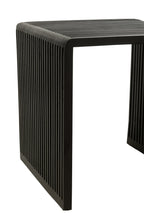 J-Line bijzettafel Kubus - hout - zwart - set van 2