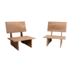 Thar teakhouten lounge stoel outdoor
