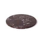 Marmer dienblad rond Ø30cm rood