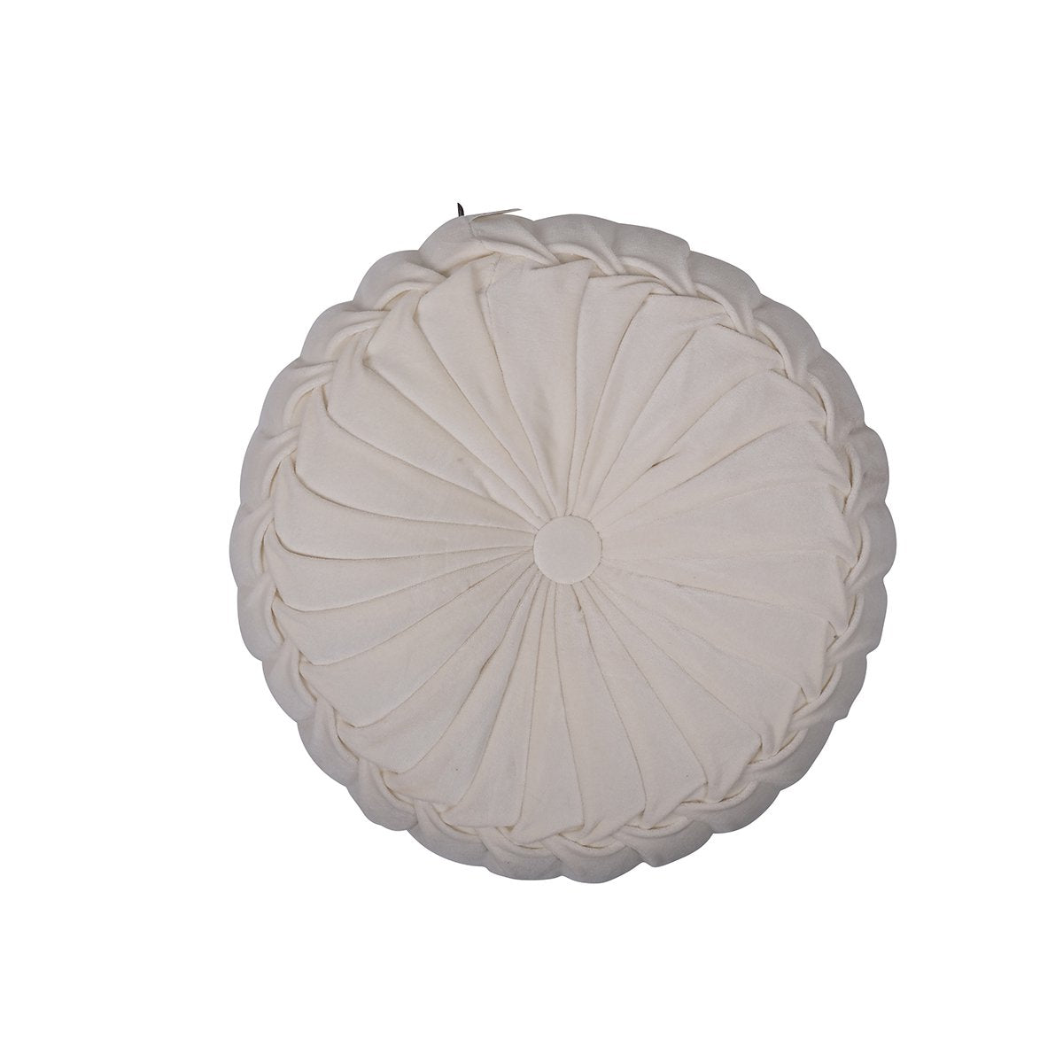 Kanan Velvet kussen gebroken wit dia60x10cm