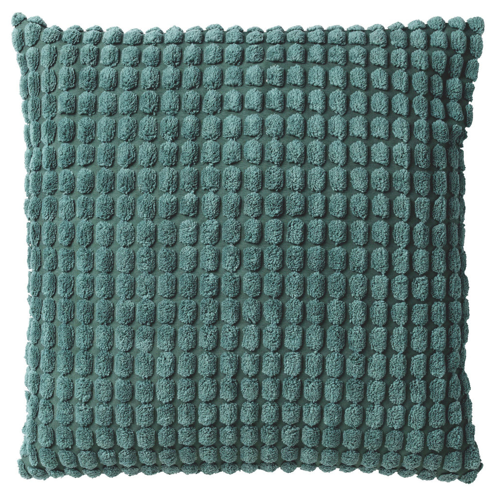 Dutch Decor Rome - Kussen 45x45 cm - Effen kleur - 3D-structuur - Alsemgroen - Groen
