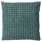 Dutch Decor Rome - Kussen 45x45 cm - Effen kleur - 3D-structuur - Alsemgroen - Groen