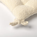 Dutch Decor Onno - Stoelkussen 40x40 cm - Bouclé - Sneeuwwitje - Wit