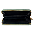 Portemonnee 19x9 cm Groen Kunstleer