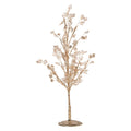 Decoratie Boom 9x9x45 cm Goudkleurig Metaal