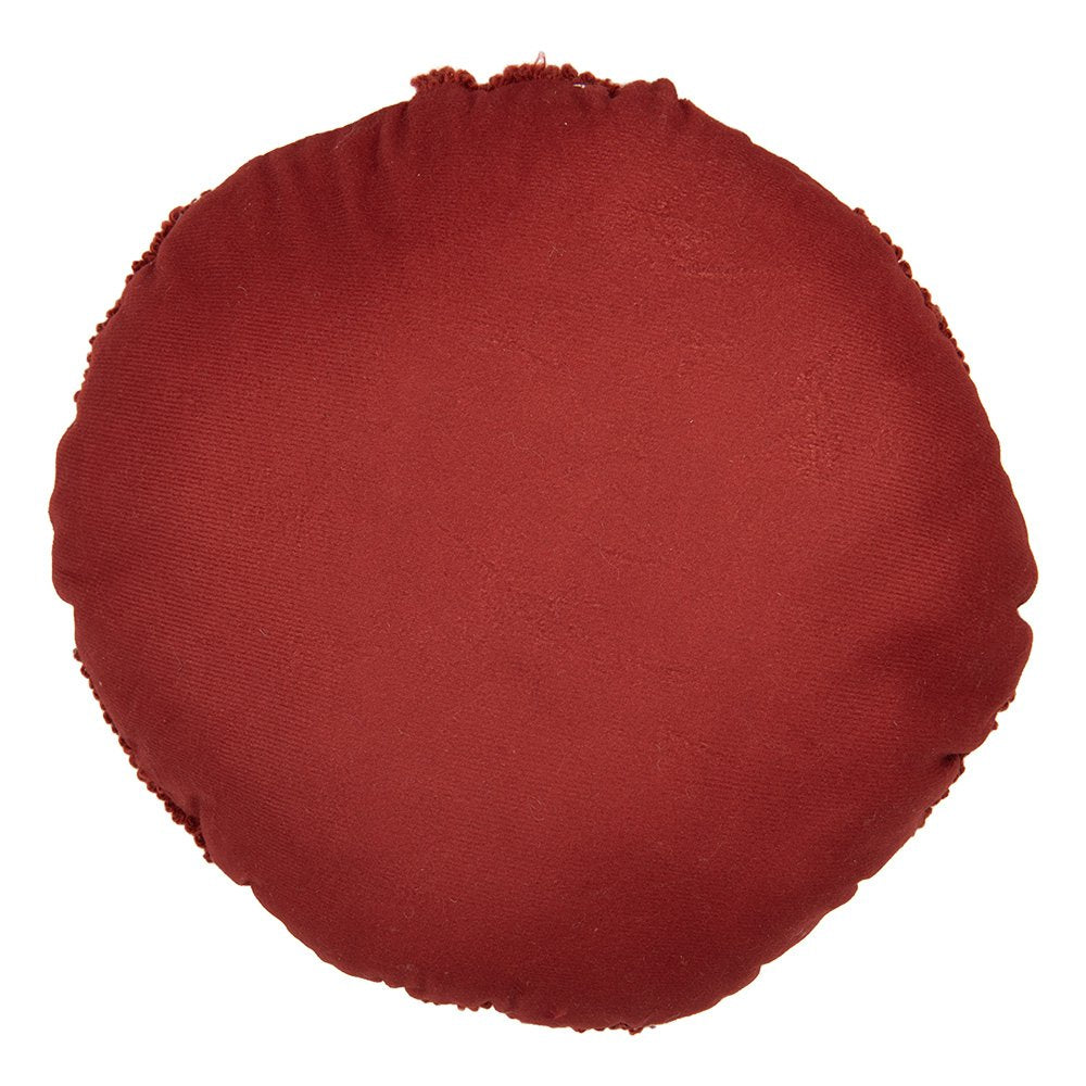 Sierkussen Ø 30x10 cm Rood Polyester