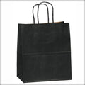 Papieren tas XL – Zwart (100 stuks)
