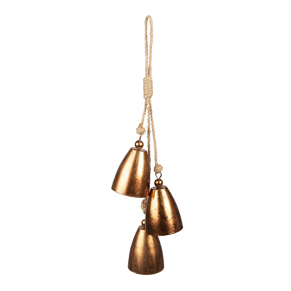 Kersthanger Ø 11x40 cm Koperkleurig IJzer Kerstbal