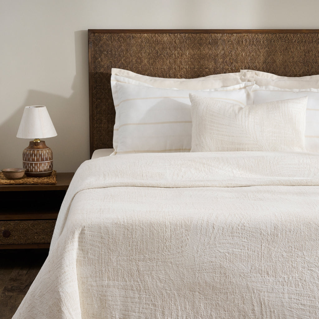 Bedset | Jacquard Palmschaduw | Koning, 8-delige set