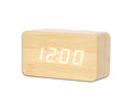 Houten Wekker Middel Beige