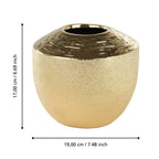 Vaas Aramberri Goud 19x17 cm