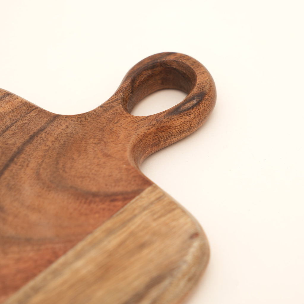 Timber Craft-snijplank van natuurlijk acaciahout 15x22 cm