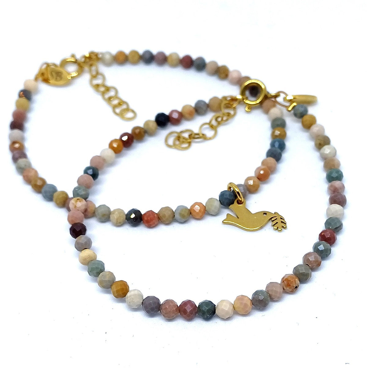 Naturel agaat edelsteen armbandje