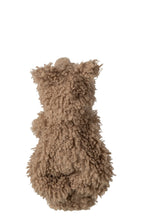 J-Line Kind met schaap - polyester - bruin