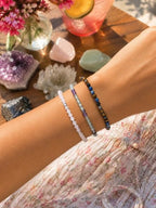 Dames armband Fluoriet 4 mm