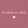 Wenskaart - Ich denk aan Dich