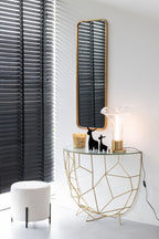 J-Line Console Moza Metaal/Glas Goud