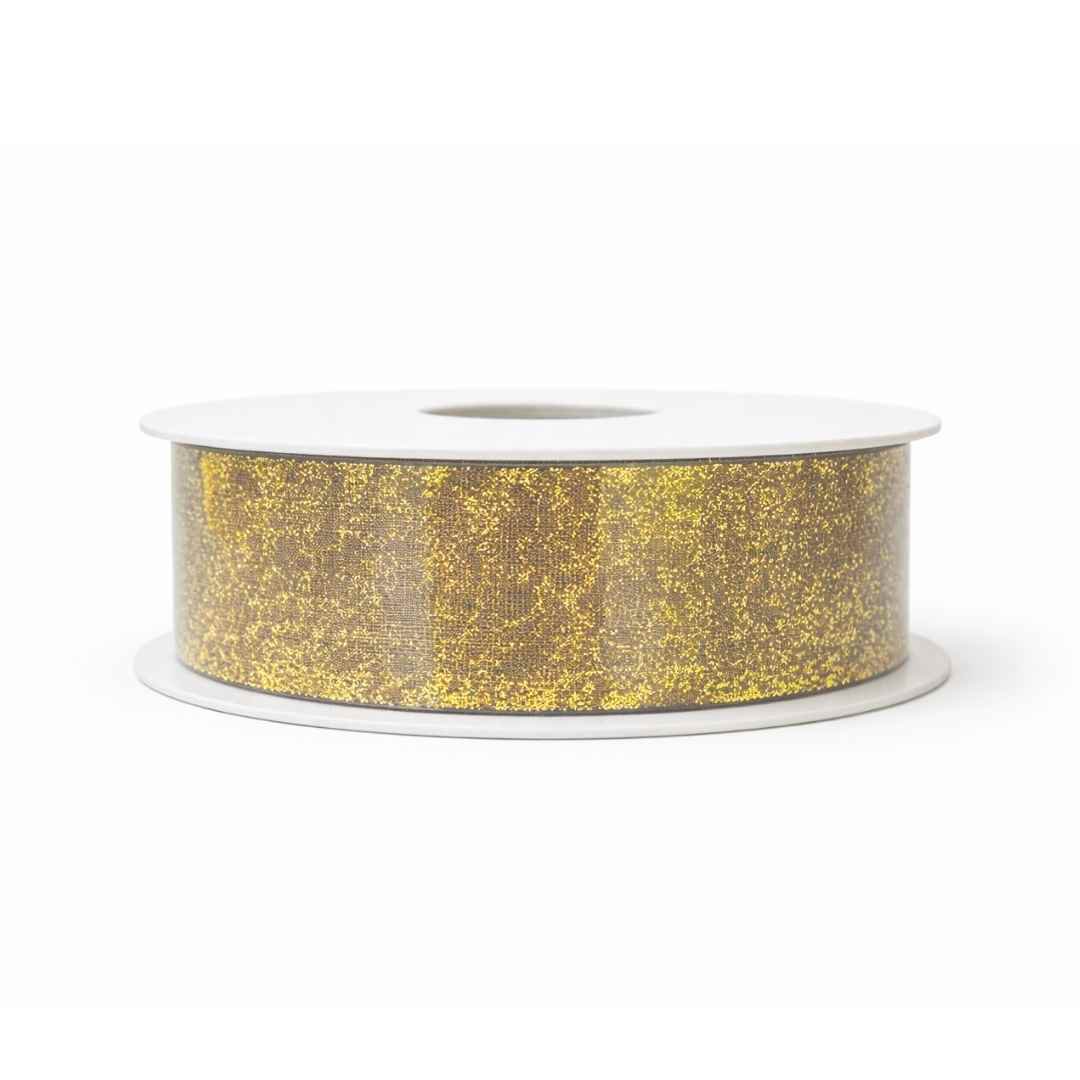 Glitter Lint - Beige - Goud - 40mm x 20m