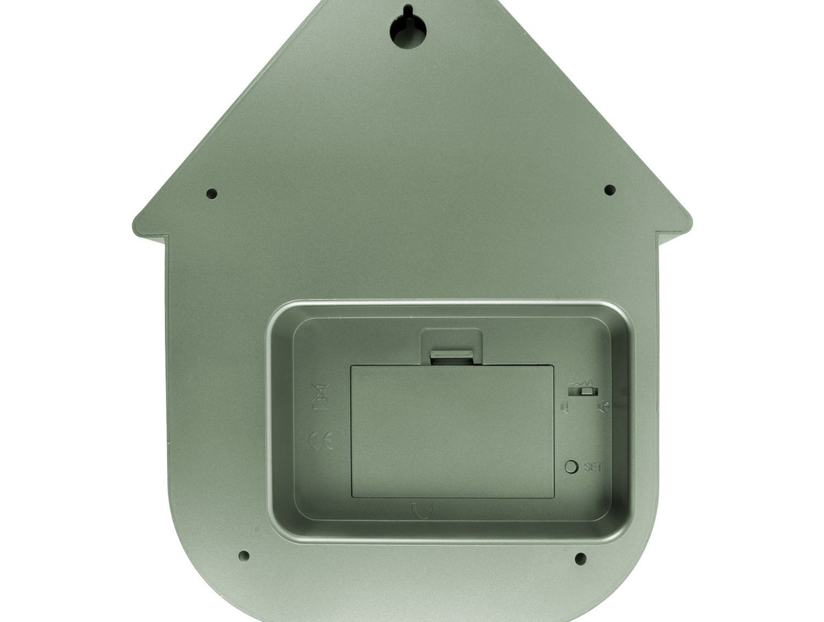 Wandklok Modern Koekoek Metallic
