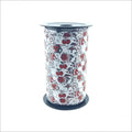 Krullint – tattoo – wit-rood - 10mm x 50m