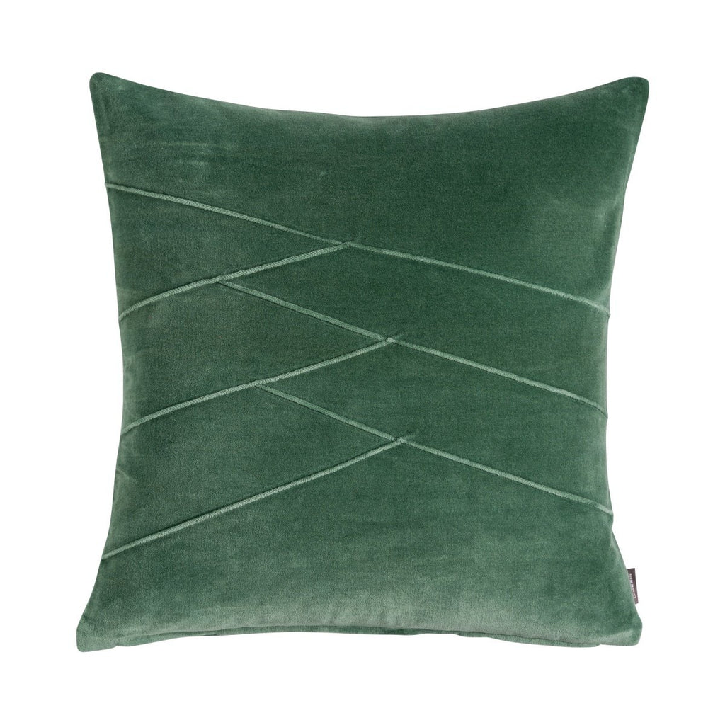 Uneven Pintuck kussen groen 45x45cm