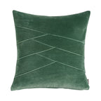 Uneven Pintuck kussen groen 45x45cm