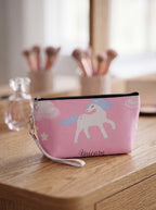 Toilettas Dames 23x13 cm Roze Polyester Eenhoorn