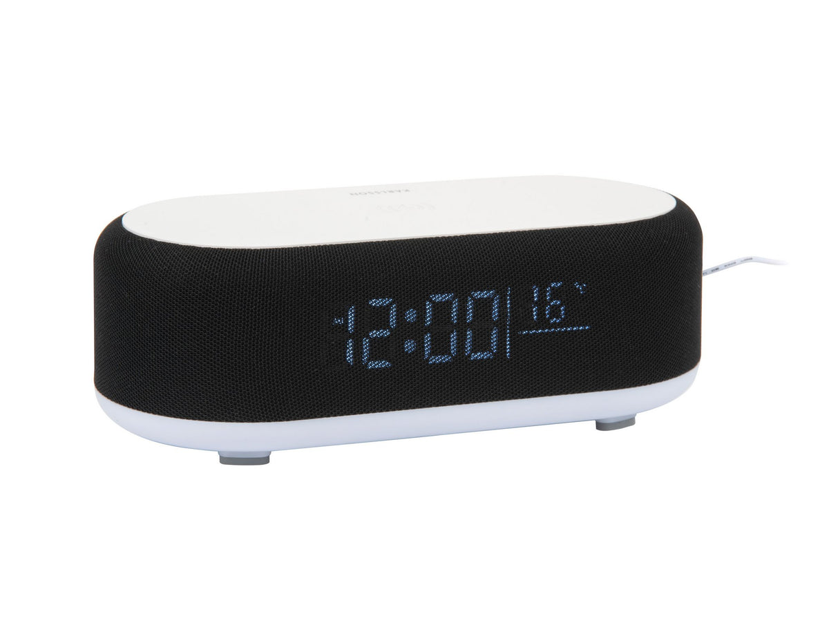 Wekker Vogue met telefoonoplader en Bluetooth