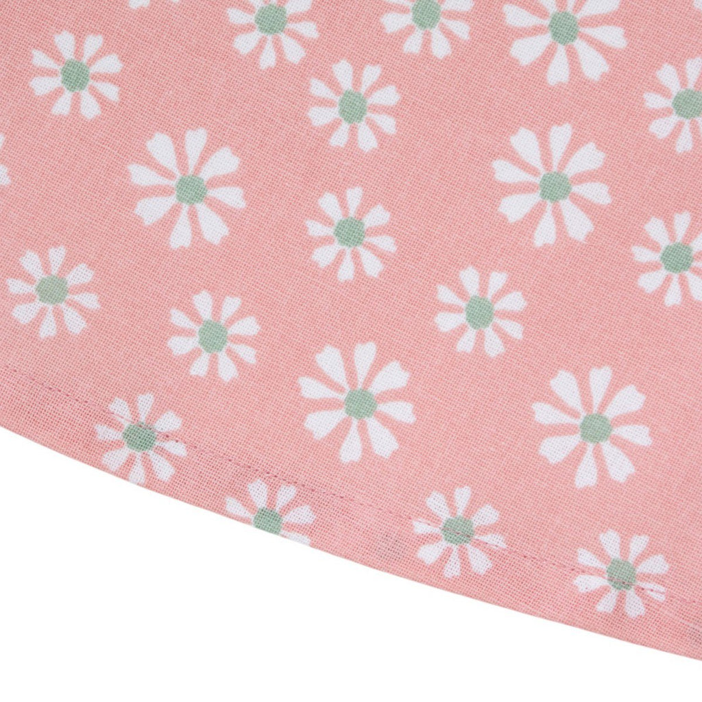 Daisy Flowers Tafelkleed Textiel roze rond 160cm
