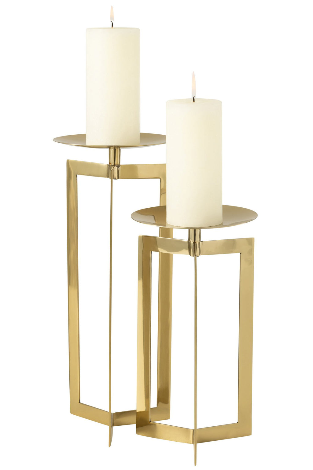 J-Line kaarshouder - metaal - goud - large