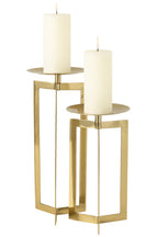 J-Line kaarshouder - metaal - goud - large