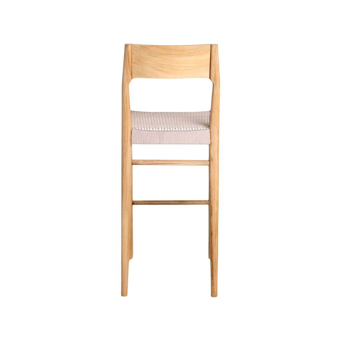 Freya outdoor teakhouten barstoel - 46x46x109 cm