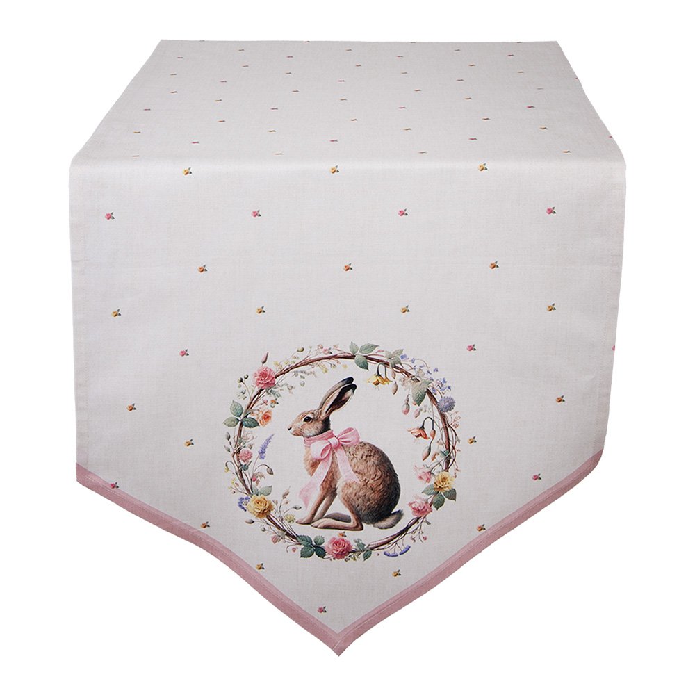 Tafelloper 50x160 cm Beige Katoen