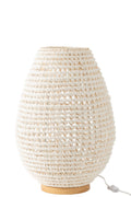 J-Line lamp Twisted - metaal - wit