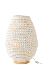 J-Line lamp Twisted - metaal - wit