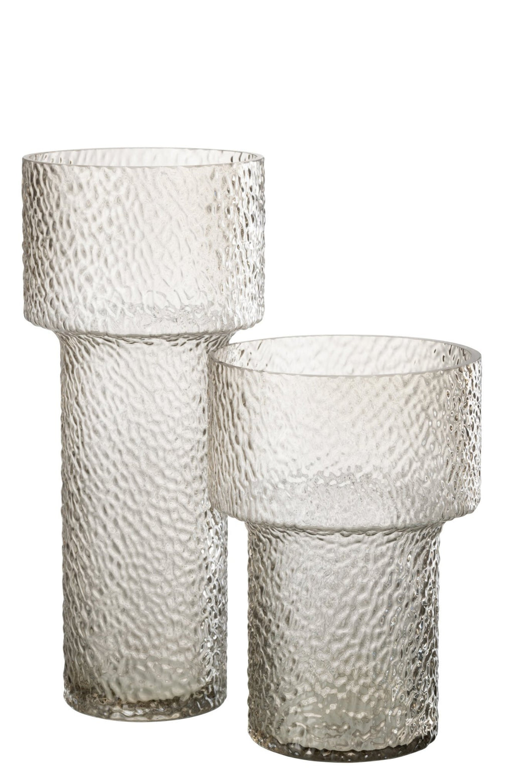 J-Line vaas Betty - glas - transparant - large - 45 cm hoog