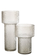 J-Line vaas Betty - glas - transparant - large - 45 cm hoog