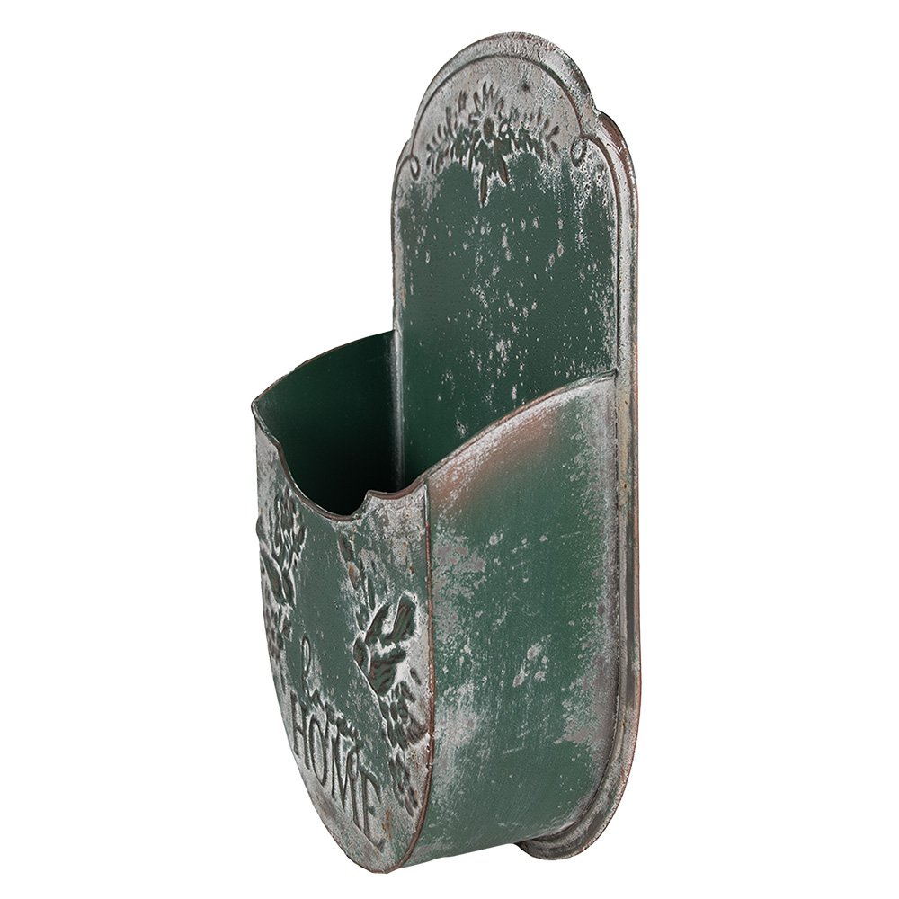 Planthouder 28x9x41 cm Groen Metaal Plantenpot