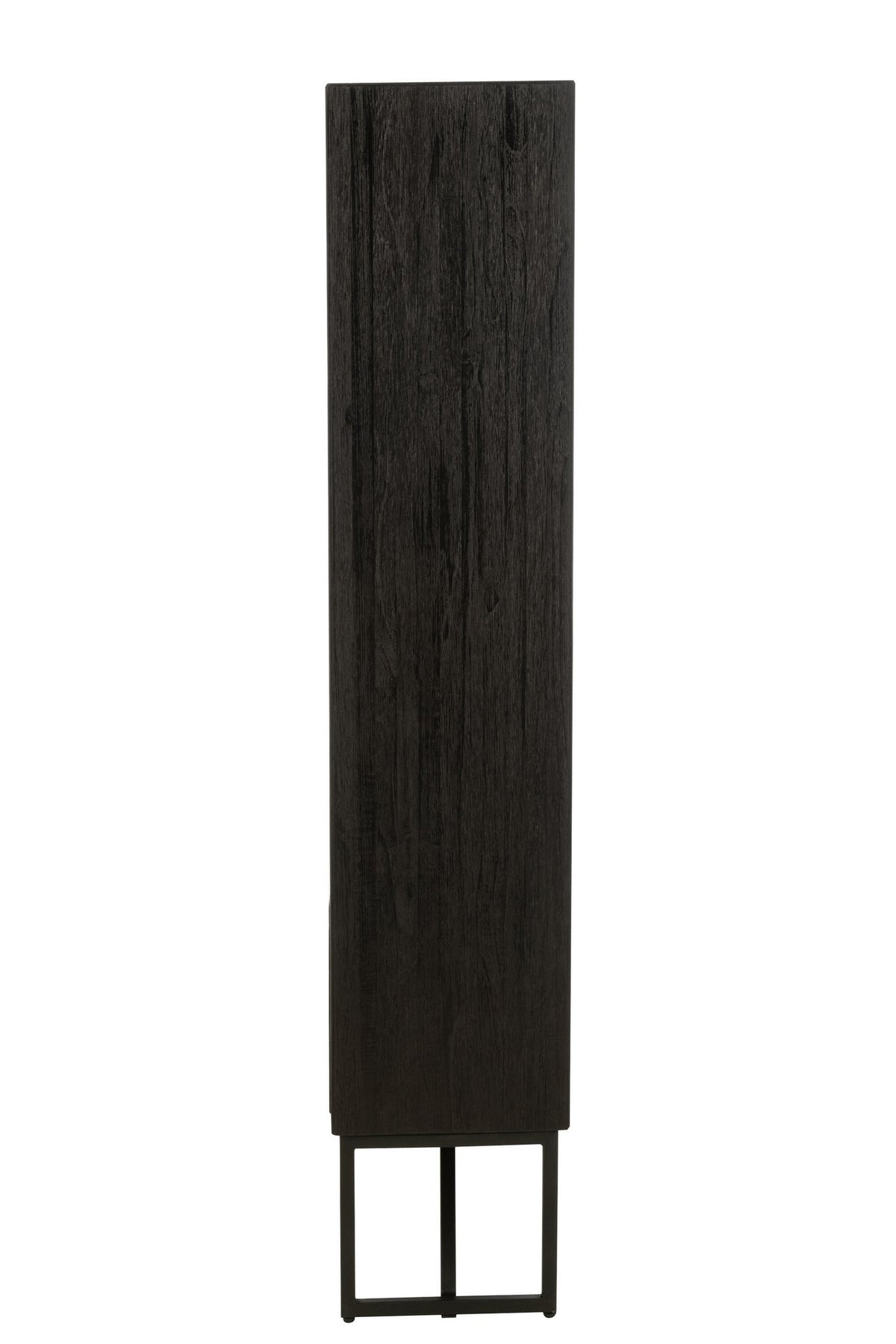 J-Line kast Met Lades - gerecycleerd hout - zwart