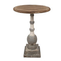 Bijzettafel Ø 51x71 cm Bruin Hout