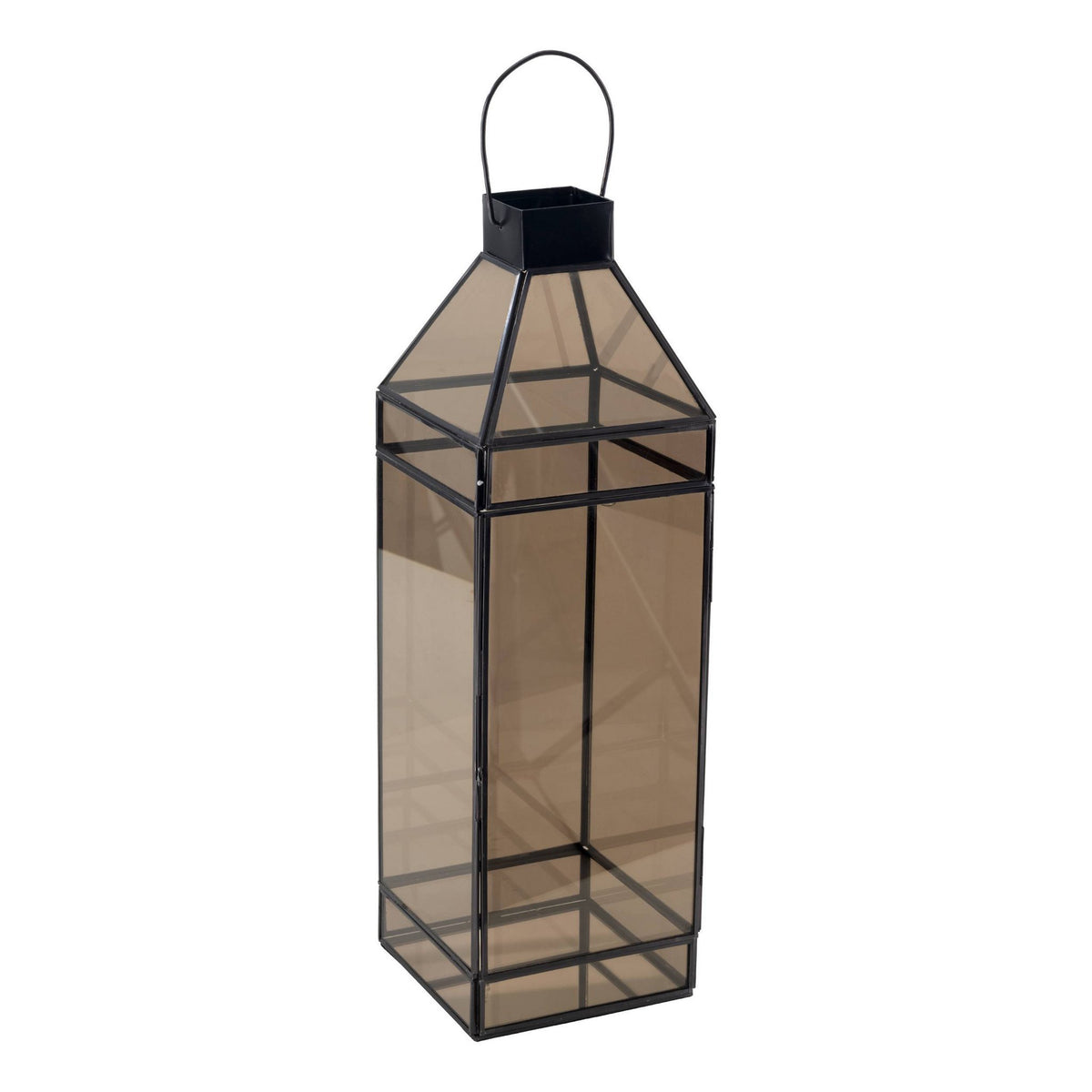 Lantaarn Andranome Zwart 16x16x52cm