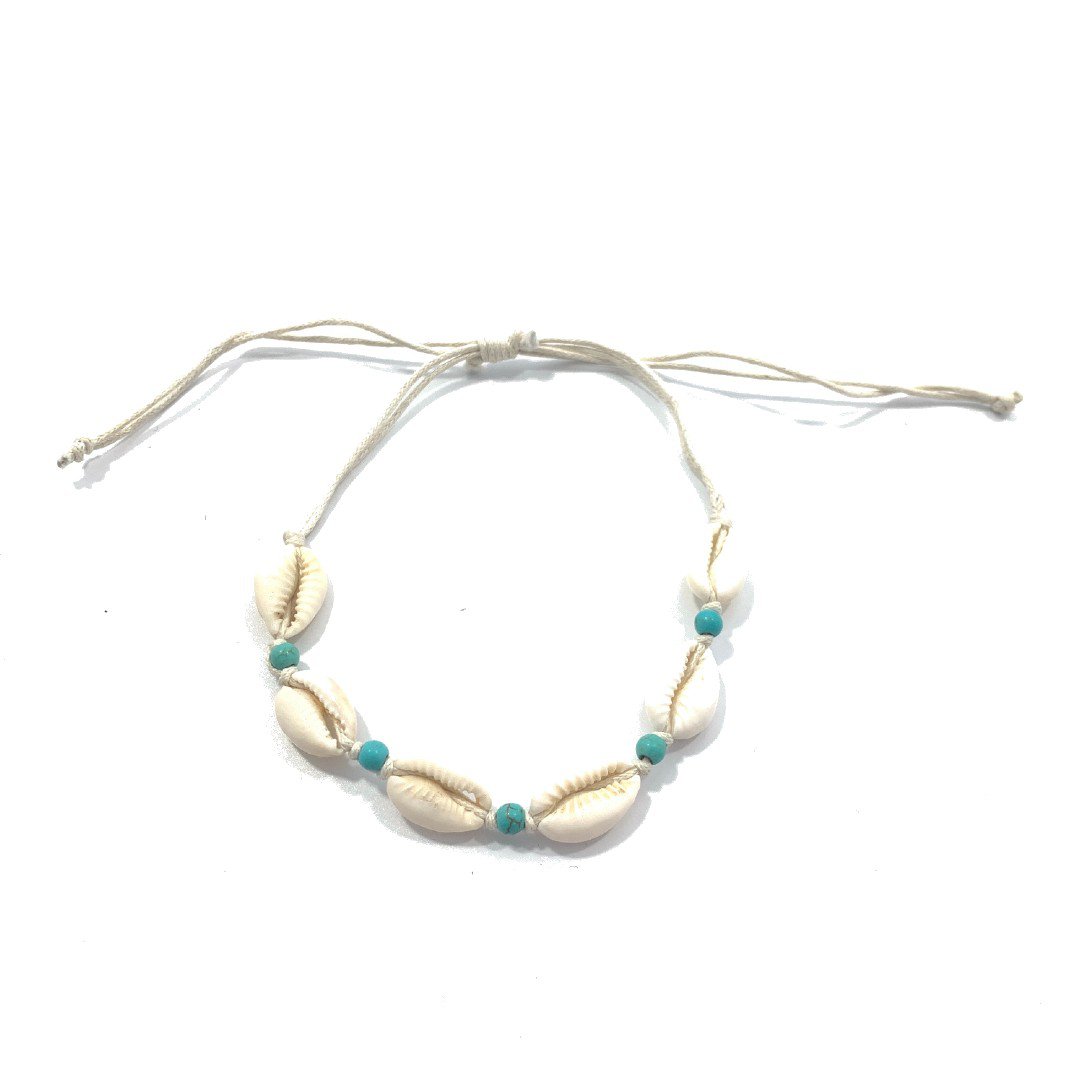 Bali armband blauwe kraal